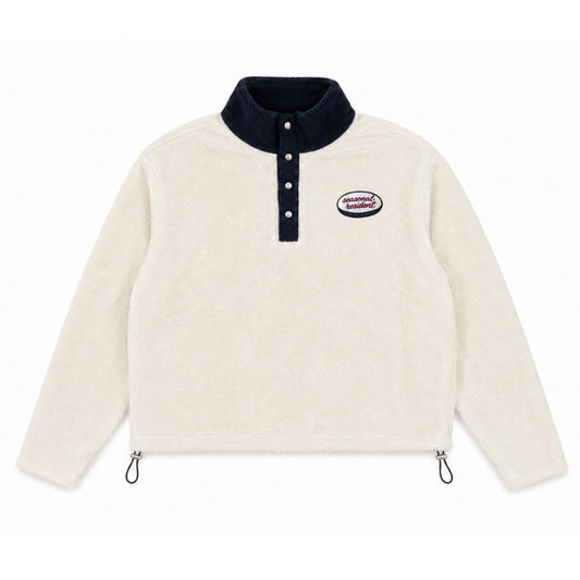 Fleece Sweatshirt with Patch