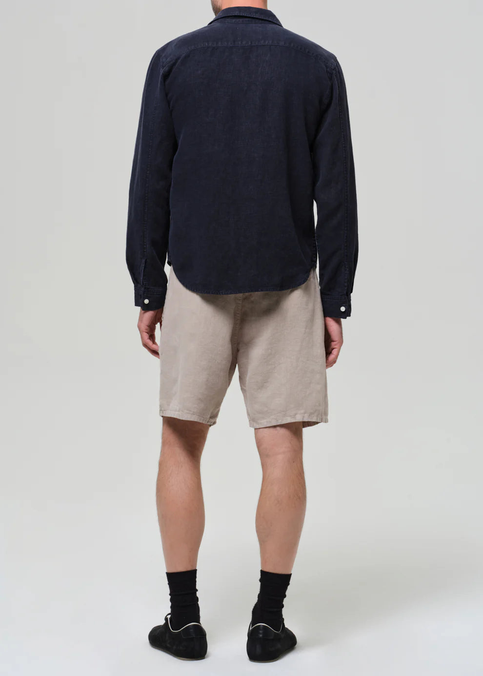 Drawstring Deck Linen Short