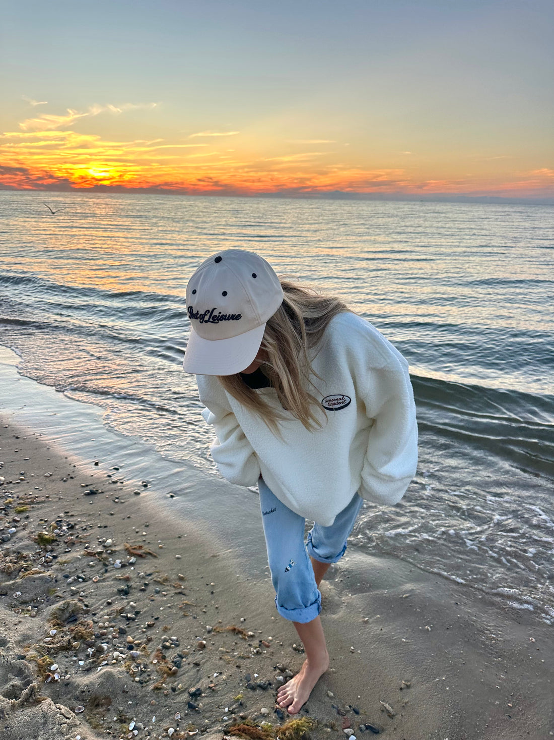 Fleece Sweatshirt with Patch