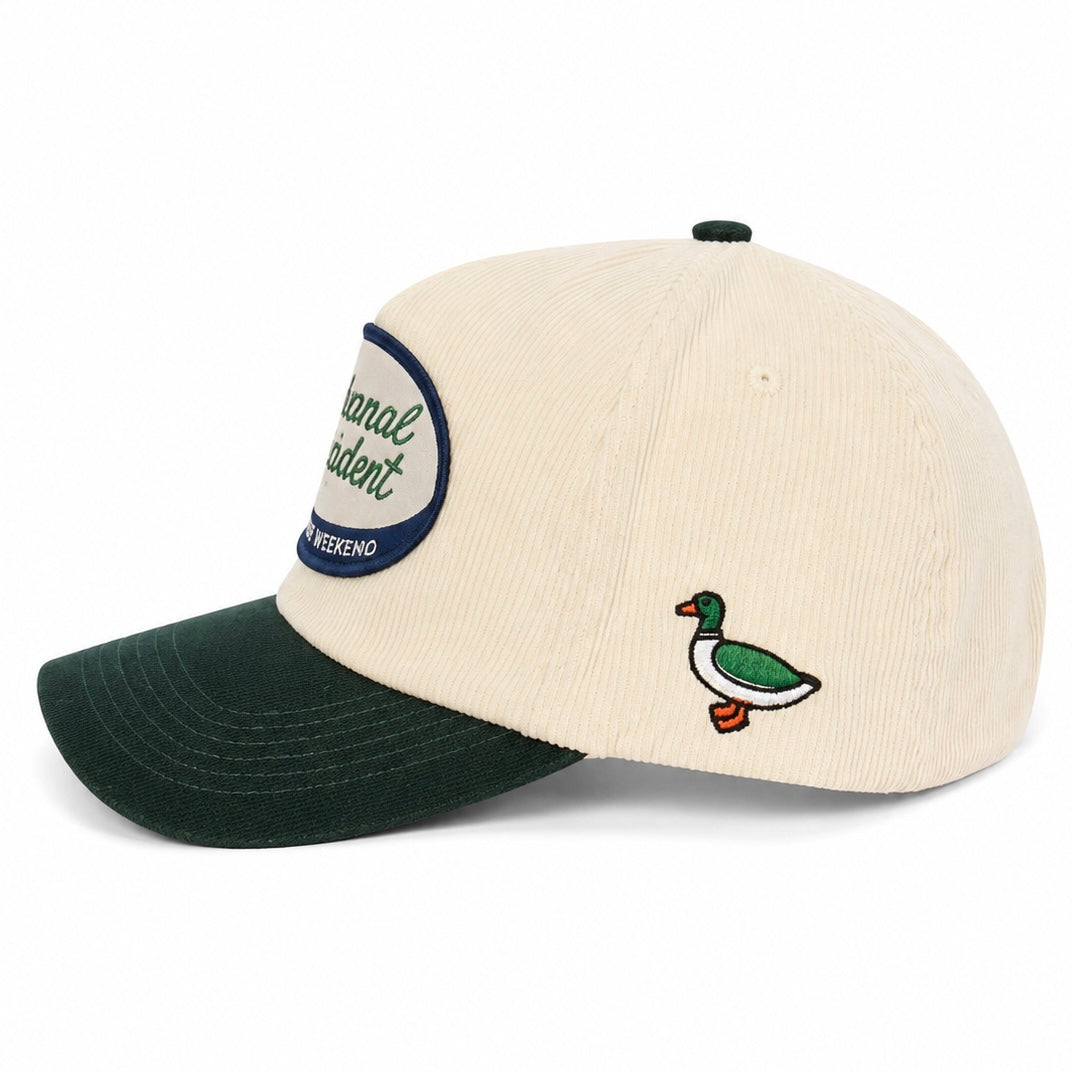 Corduroy Seasonal Resident Patch Hat