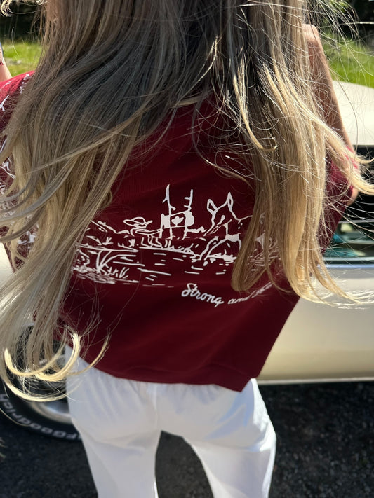 Canadian Cowboy Crewneck