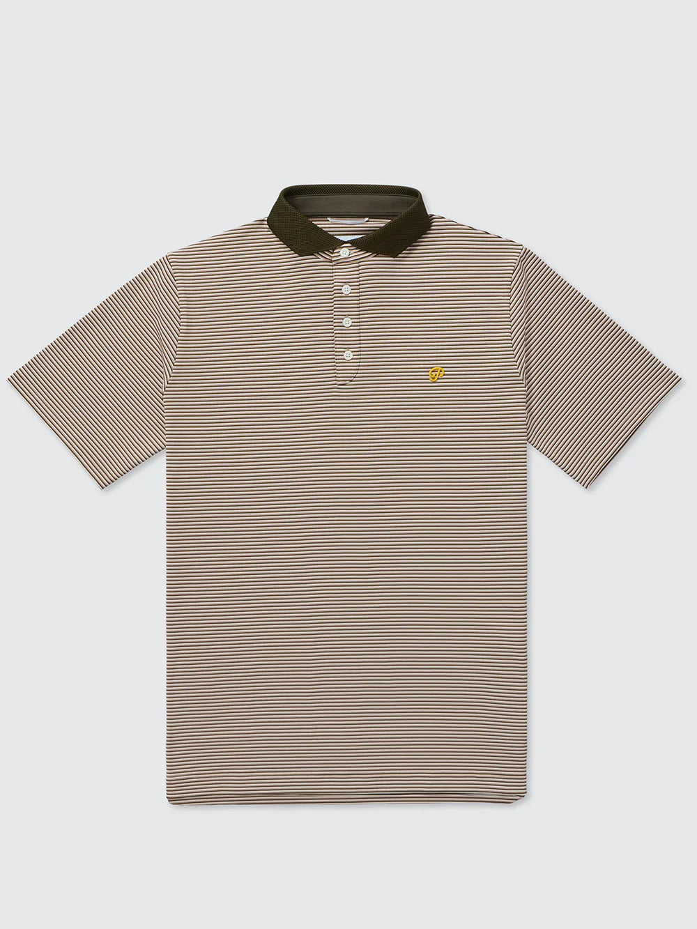 Public Athlete Striped Polo