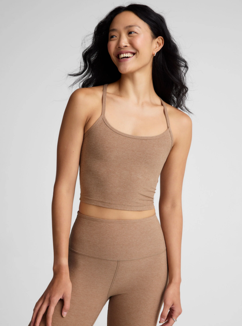 Spacedye Slim Racerback Cropped Tank