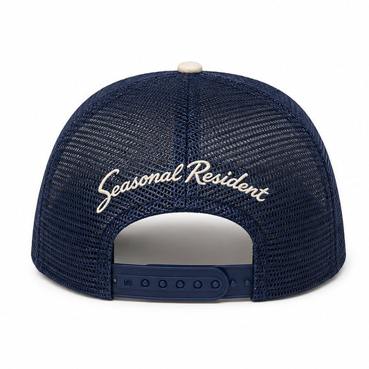Seasonal Resident Apres Surf Club Mesh Trucker Hat