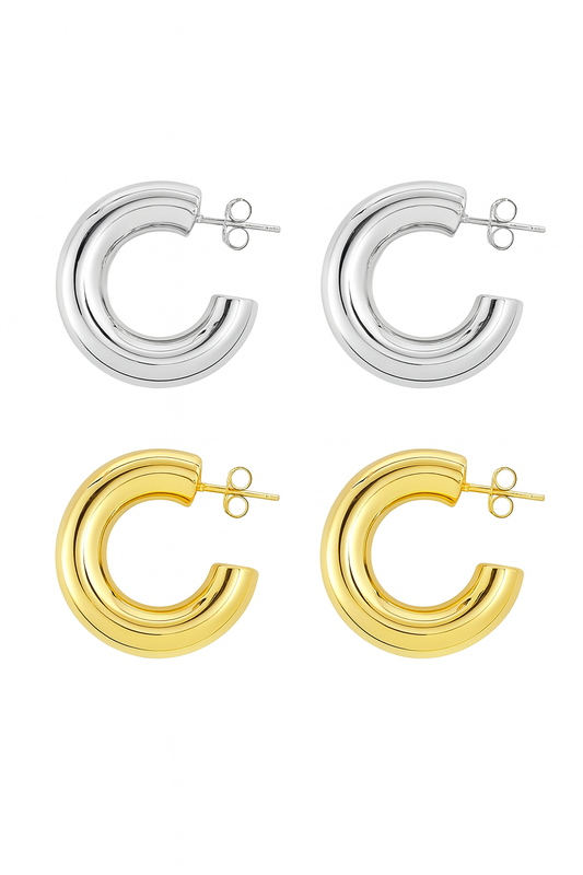 Chunky C Hoops