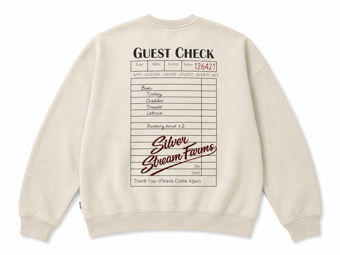 Silver Stream Farms Menu Crewneck