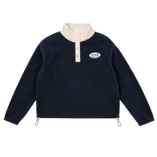 Fleece Sweatshirt with Patch