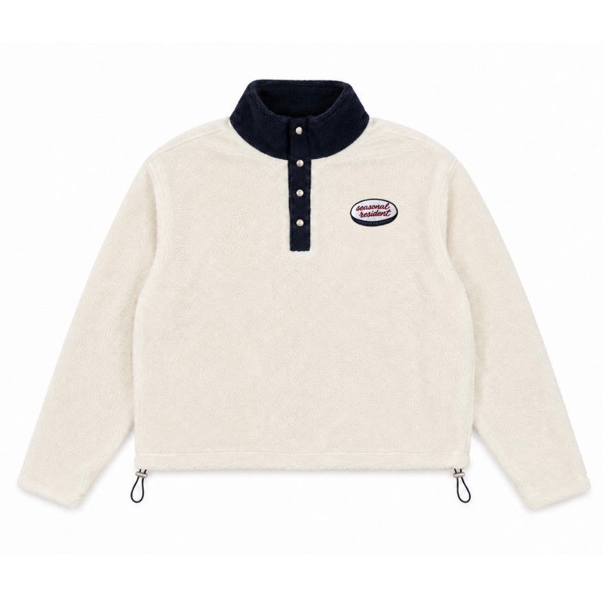 Fleece Sweatshirt with Patch