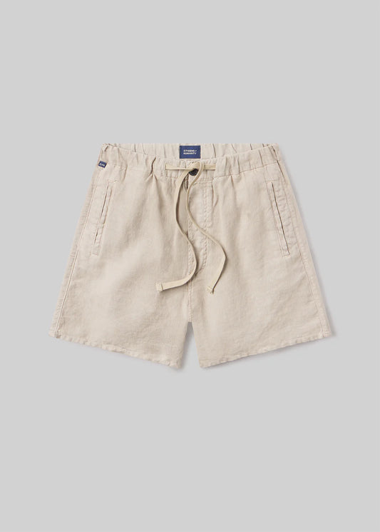 Drawstring Deck Linen Short