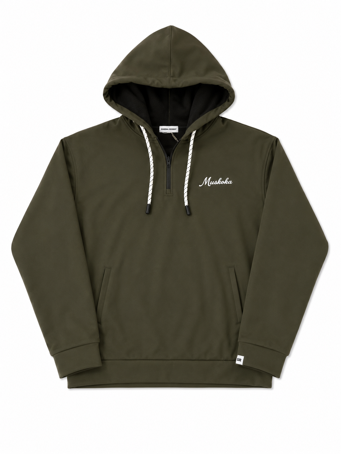 Waterproof Hoodie -Muskoka Script
