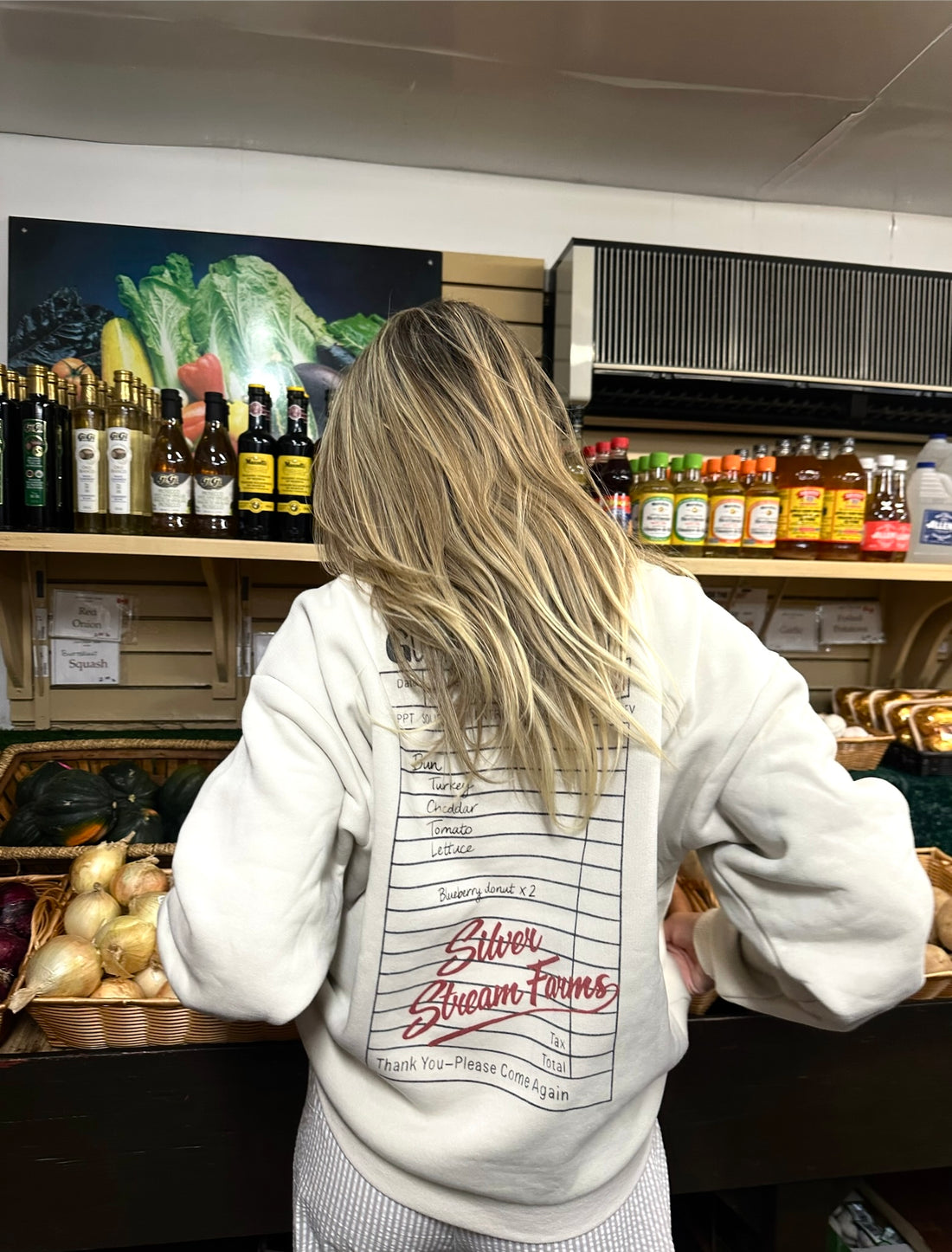 Silver Stream Farms Menu Crewneck