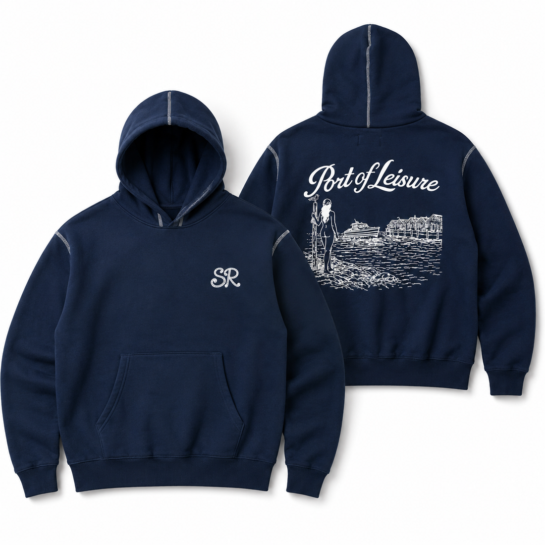 Port of Leisure Wharf Hoodie