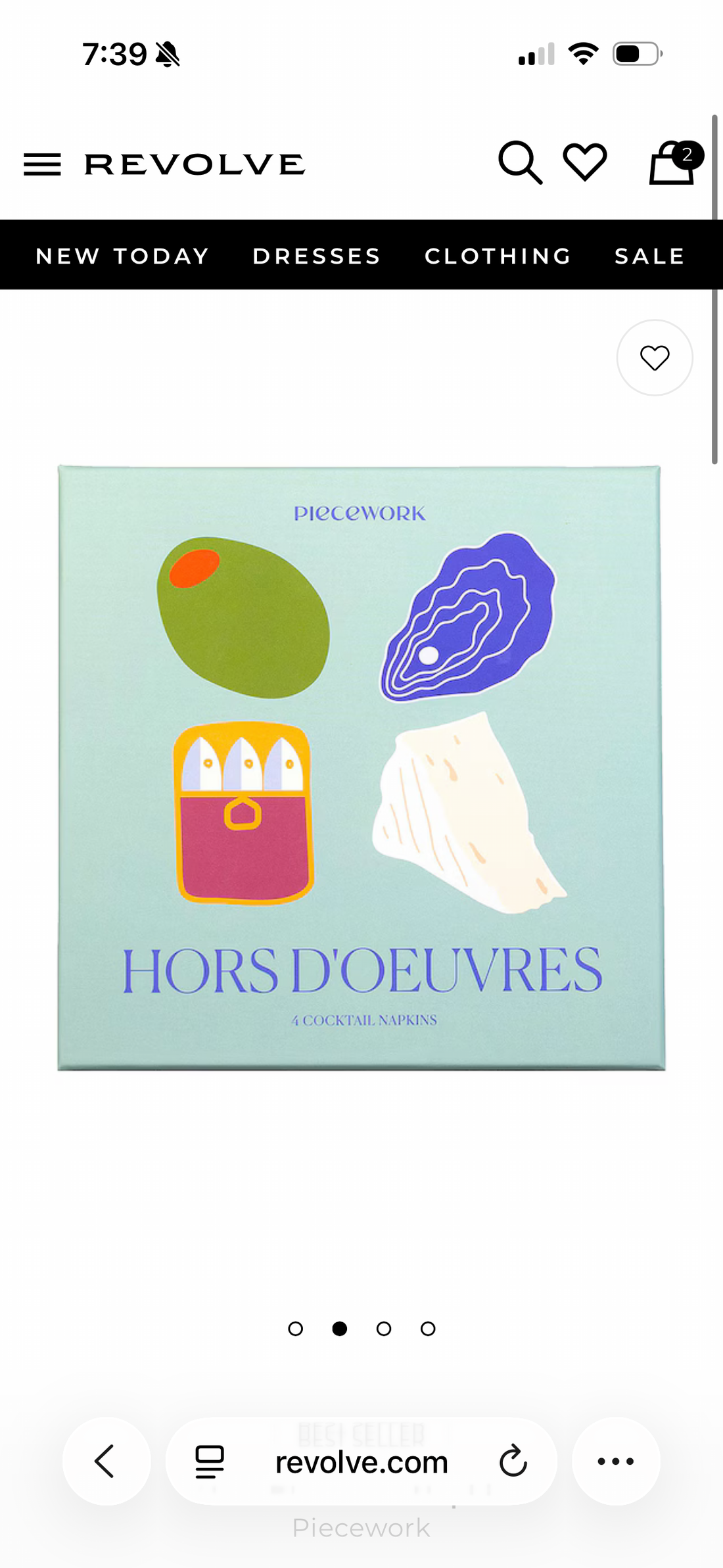Hors D'oeuvres Linen Napkins