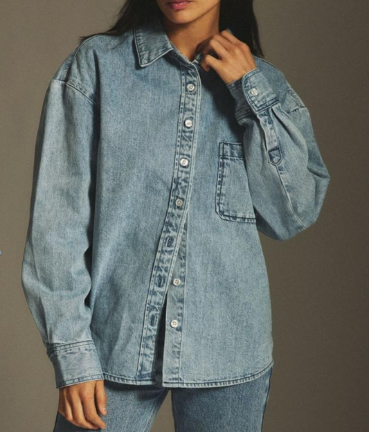 Denim Button Down Shirt
