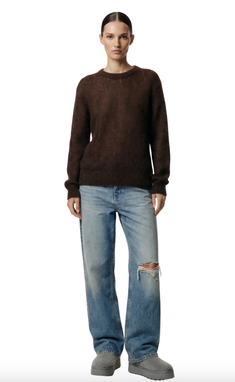 Ulla O Neck Knit Pullover
