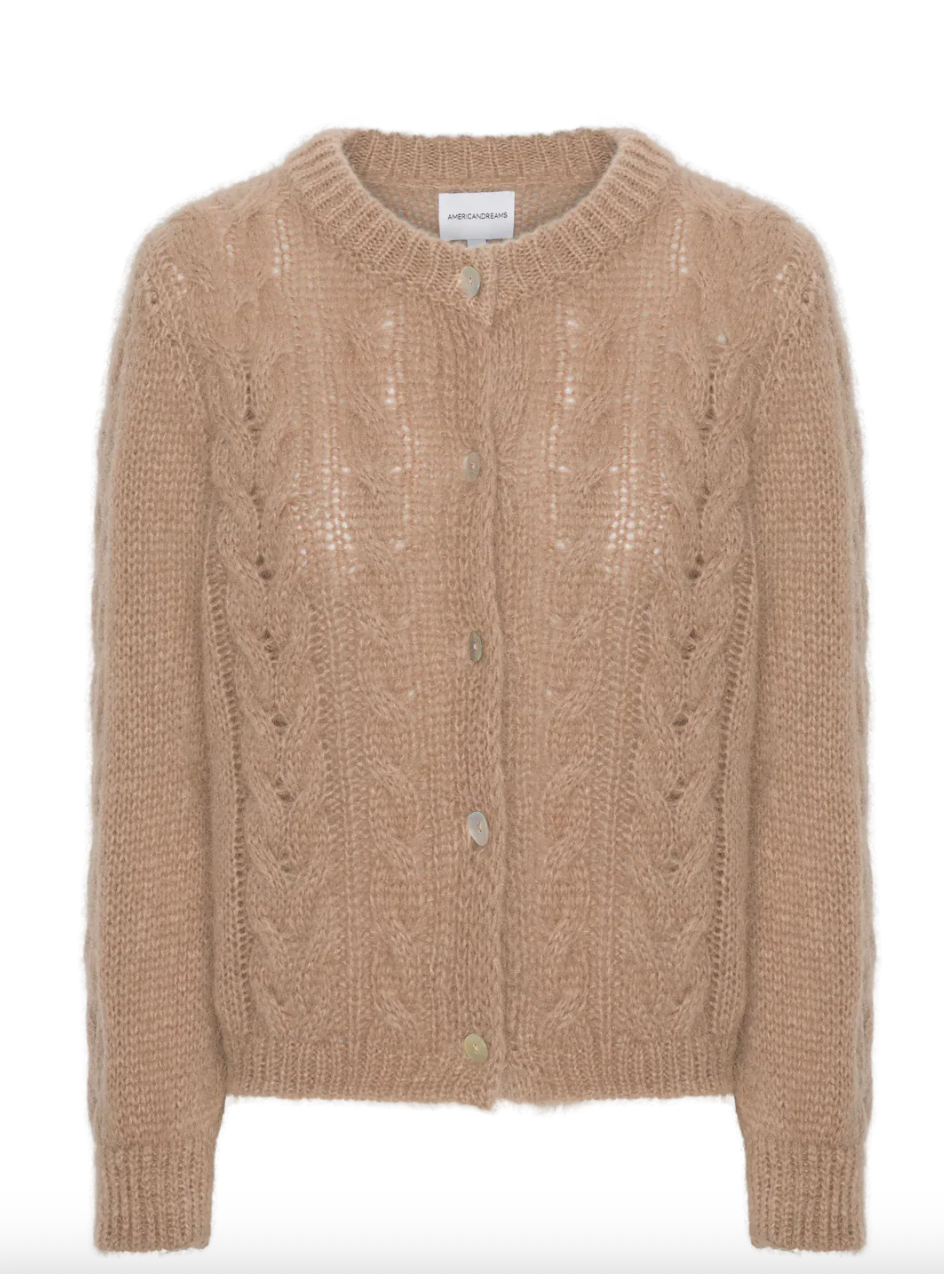 Frankie Cable Knit Cardigan