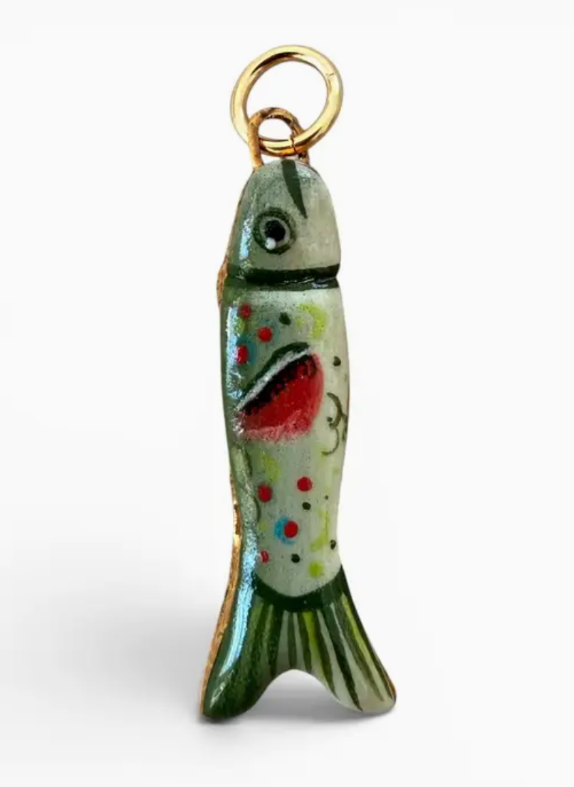 Green Fish Charm
