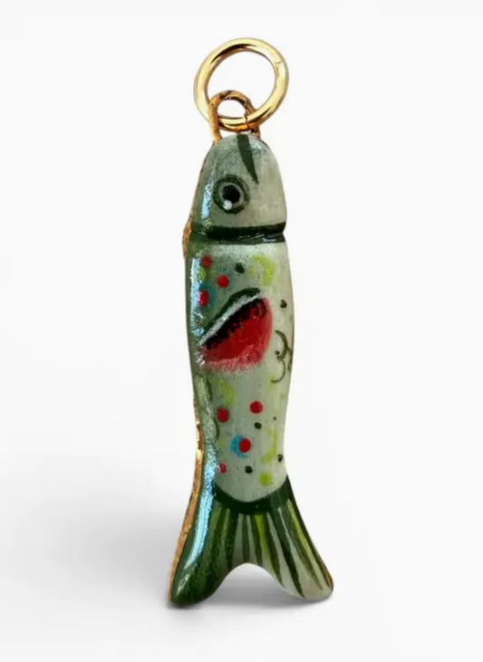 Green Fish Charm