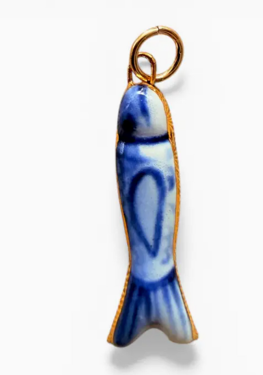 Blue Fish Charm