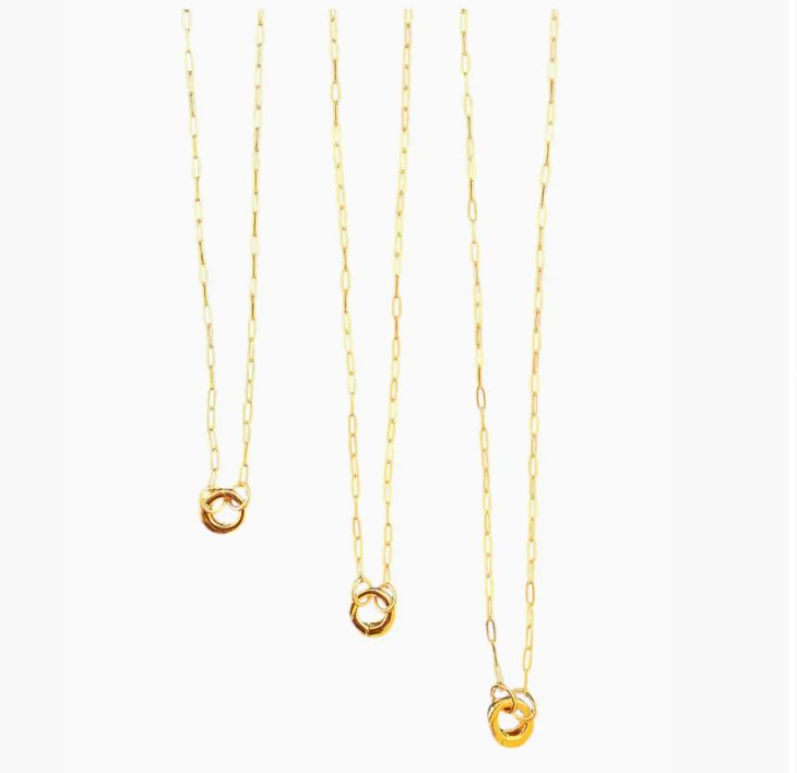 Paper Clip Chain with Charm Holder