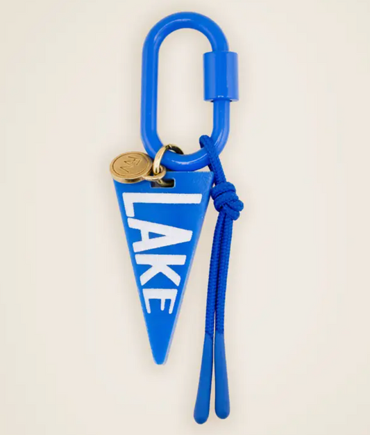 Lake Flag Key Ring