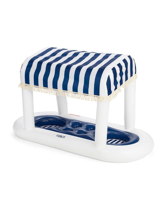 Blue Floating Cabana Bar