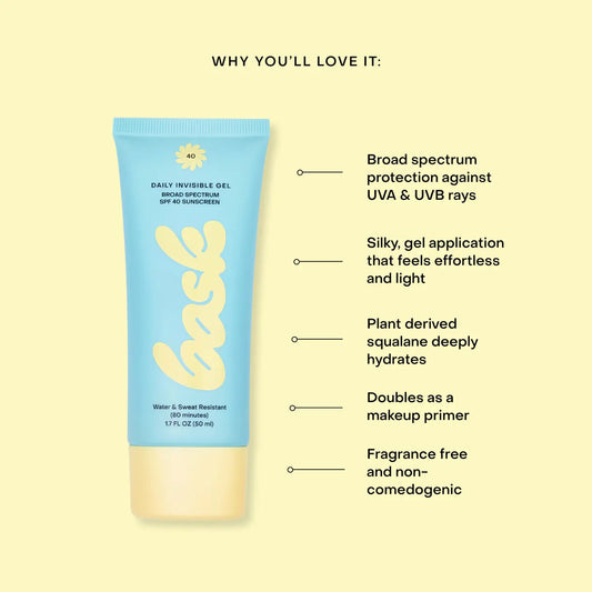 Bask Daily Invisible Gel Sunscreen