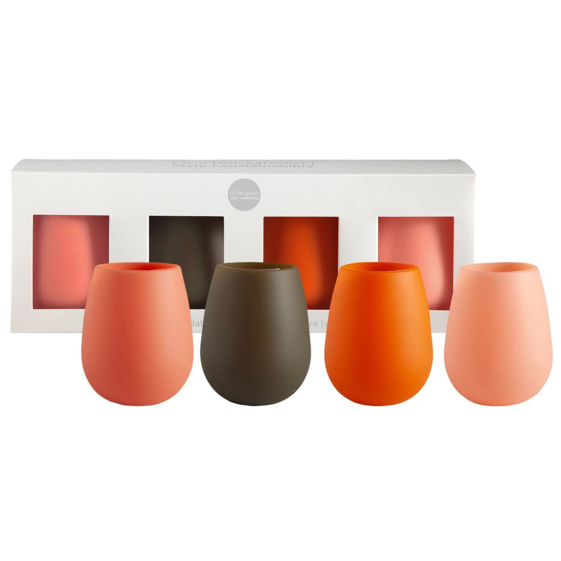 Silicone Unbreakable Glasses - Orange